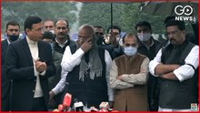#Congress | Briefing By Leaders To Media At Vijay Chowk | Mallikarjun #Kharge, Randeep #Surjewala, AR #Chowdhury