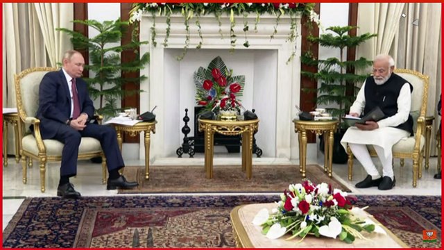 WATCH | #Putin In #India | PM Modi- Vladimir Putin Meet During India-Russia Summit