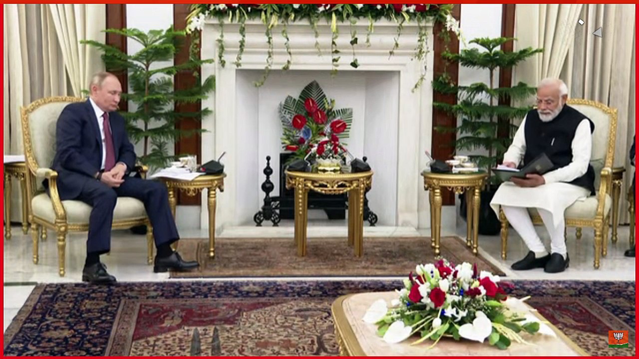 WATCH | #Putin In #India | PM Modi- Vladimir Putin Meet During India-Russia Summit