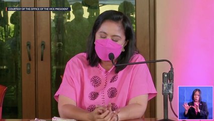 Leni Robredo holds press conference on her economic plan