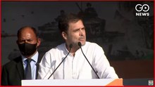 #India won 1971 War with #Pakistan because it was united then: @RahulGandhi at #Dehradun, #VijaySammanRally