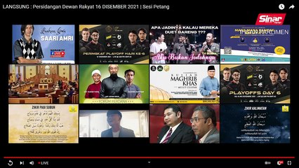 [LIVE]  Sidang Parlimen ke-14 - 16 Disember 2021 (Sesi petang)