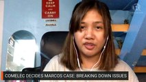 Rappler Recap: Comelec decides Marcos case –breaking down issues