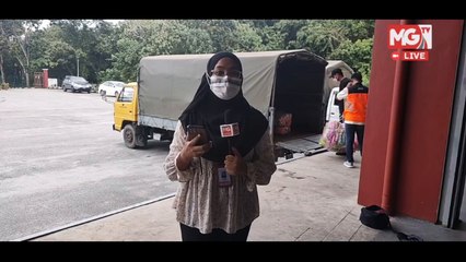 LIVE :  Tinjauan Persiapan Barang Bantuan Bersama Pengarah JKMN Pahang