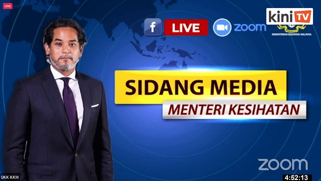 LIVE: Health Minister Khairy Jamaluddin holds press conference