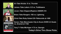 Live Free Picks Drive Thru Show NCAAF NHL NBA Picks 12-31-2021