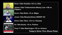 Live Free Picks Drive Thru Show NCAAB NBA Picks 1-3-2022