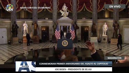 En Vivo | Conmemoran primer aniversario del asalto al Capitolio #Washington - #6Dic - Ahora