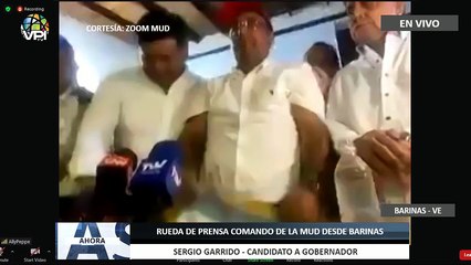 En Vivo | Rueda de prensa comando de la MUD desde #Barinas - #09Ene - Ahora