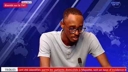 Chiconi FM TV avec la revue de presse de ce lundi 10 janvier 2022