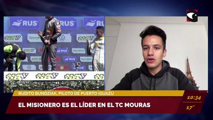 Entrevista a Rudito Bundziak, piloto de Puerto Iguazú. El misionero es el líder en el TC Mouras
