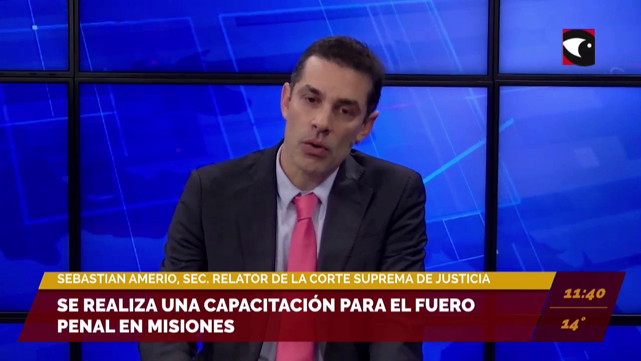 La Corte Suprema de Justicia realiza una capacitación para el fuero penal en Misiones
