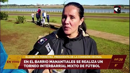 Se realiza un Torneo Interbarrial de Fútbol Mixto en Posadas
