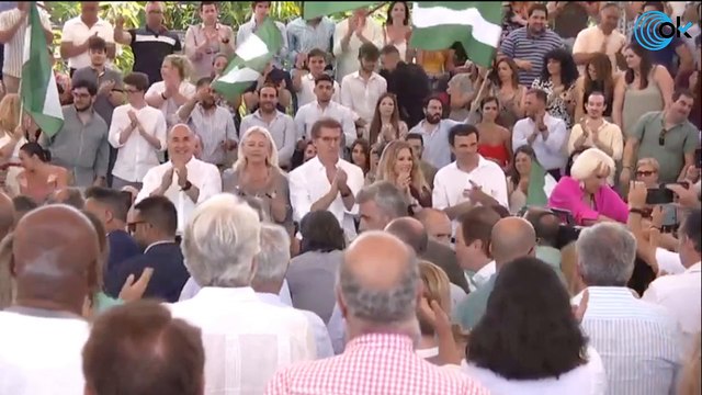 EN DIRECTO: Alberto Núñez Feijóo clausura un mitin junto a Elías Bendodo en Cádiz
