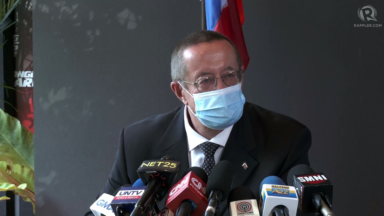 Russian Ambassador Marat Pavlov holds media briefing after a courtesy call on Marcos