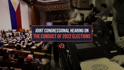 Joint congressional hearing on the conduct of 2022 elections