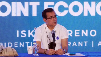 Isko Moreno presents his economic platform