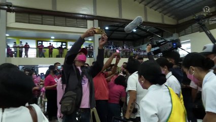 Leni Robredo at homecoming event in Universidad de Santa Isabel