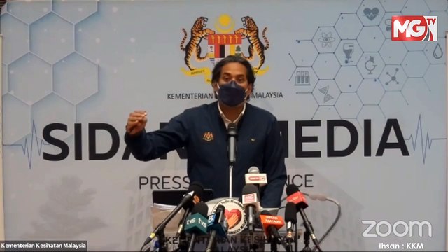 LIVE : Sidang Media Menteri Kesihatan, YB Khairy Jamaluddin