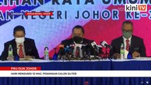 LIVE: SPR umum tarikh penting Pilihan Raya Negeri Johor