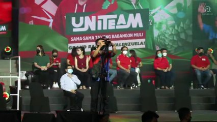 Marcos Jr, Sara Duterte at Uniteam event in Valenzuela City