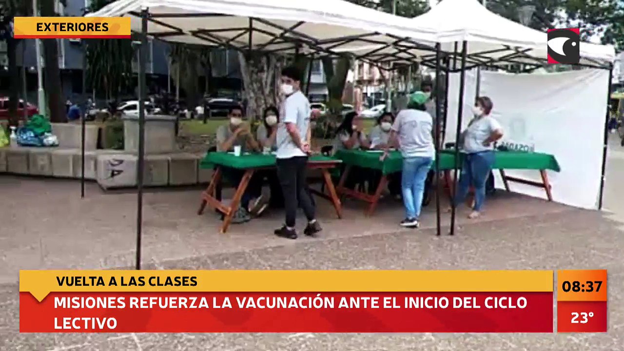 EN VIVO | Vuelta a clases. Misiones inicia con menos del 40% de los alumnos vacunados.