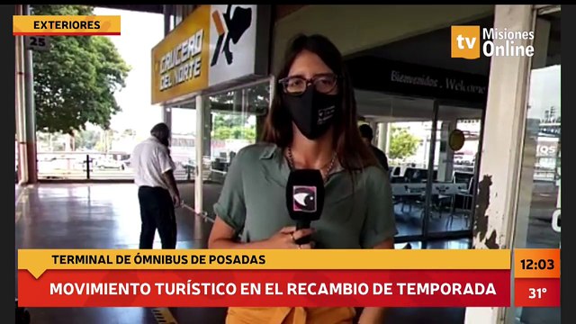 EN VIVO | Movimiento turístico en la Terminal de Ómnibus de Posadas