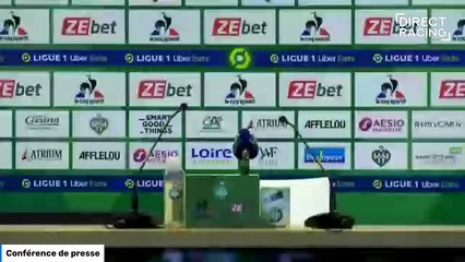 Conférence de presse après ASSE - Racing (2-2)