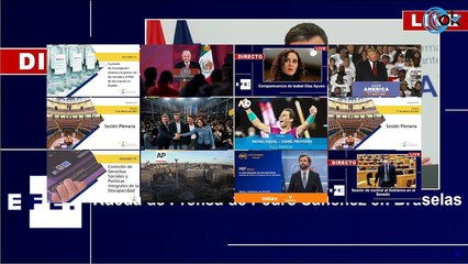 Rueda de prensa de Pedro Sánchez en Bruselas