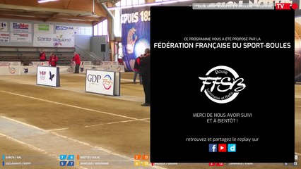 Ligue Sport Boules M1 - Sainte Sigolène - 19/02/2022 / Plan rapproché