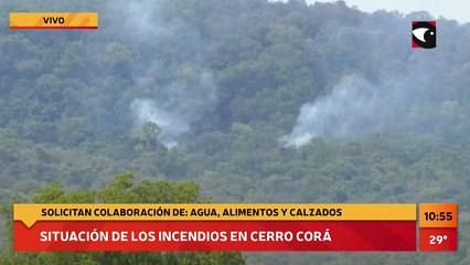 EN VIVO | Continúan activos los incendios en Cerro Corá