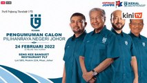 LIVE: Pejuang umum barisan calon untuk PRN Johor
