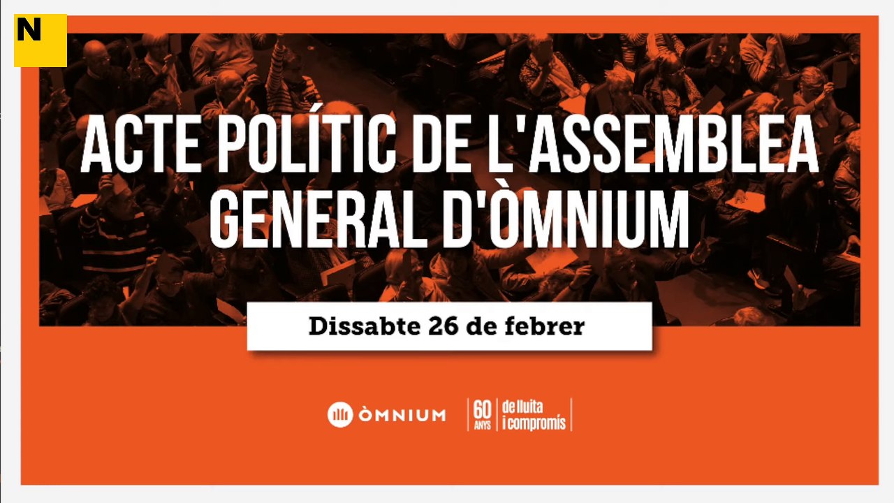 #ENDIRECTE | Acte polític de l'assemblea general d'Òmnium
