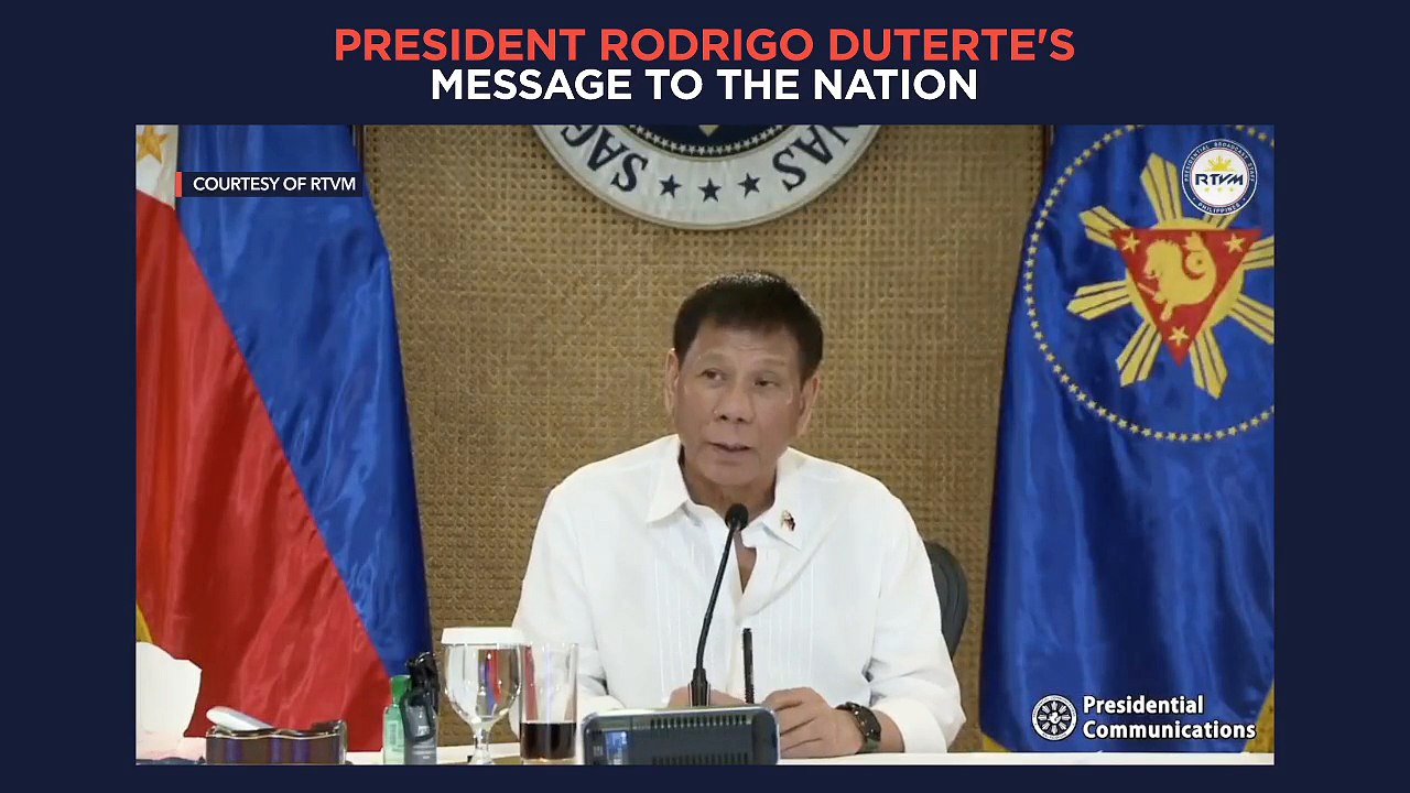 President Duterte's recorded message to the nation | Monday, February 28