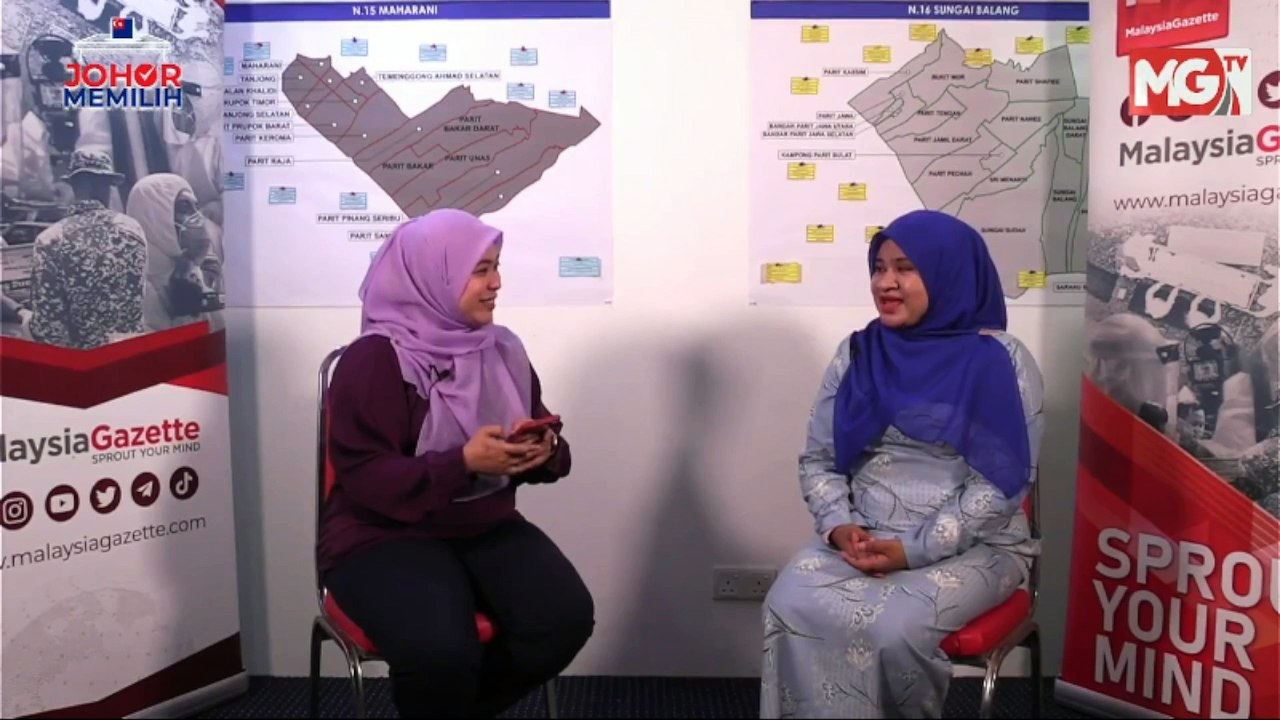 PRN JOHOR : Bersama Calon BN N15 Maharani, Nur Fara Samsudin #JOHORMEMILIH