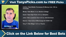 Live Expert NBA NCAAB NHL Picks - Predictions, 3/2/2022 Best Bets, Odds & Betting Tips | Tonys Picks