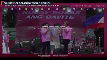 Leni Robredo holds campaign rally in Cavite
