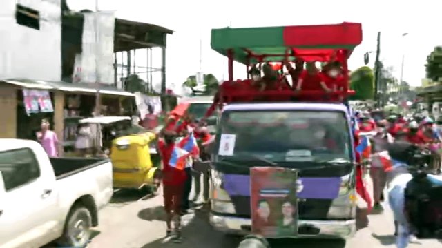 Marcos Jr leads Uniteam motorcade in Masbate