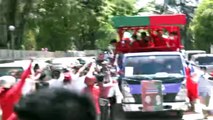 Marcos Jr leads Uniteam motorcade in Masbate