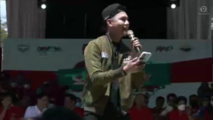 Marcos Jr leads Uniteam motorcade in Masbate