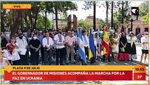 Posadas: marchan por la paz en Ucrania