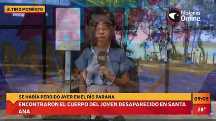 Encontraron el cuerpo del joven de 21 años que se había perdido en el Camping la Boca de Santa Ana.