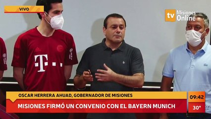 #Deportes | El equipo alemán Bayern Múnich llegó a Misiones.