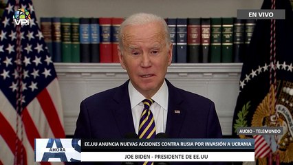 En Vivo | #EEUU anuncia nuevas acciones contra #Rusia por la invasión a #Ucrania - #08Feb - Ahora