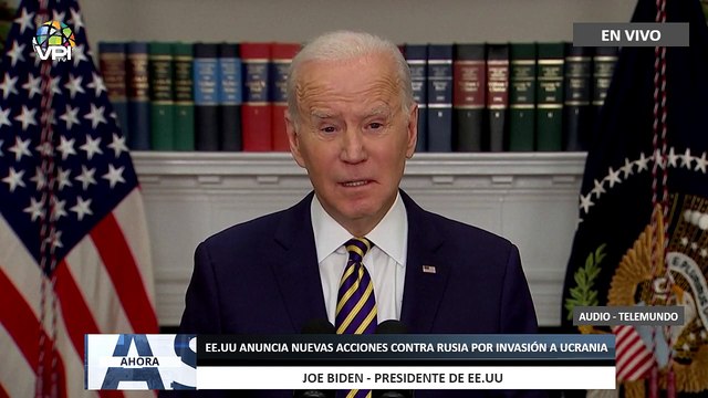 En Vivo | #EEUU anuncia nuevas acciones contra #Rusia por la invasión a #Ucrania - #08Feb - Ahora