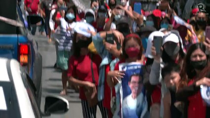 Isko Moreno motorcade in Nueva Ecija