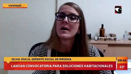 #Actualidad | Lanzan convocatoria para soluciones habitacionales. Entrevista a María Silvia Joulia, gerente social del Iprodha