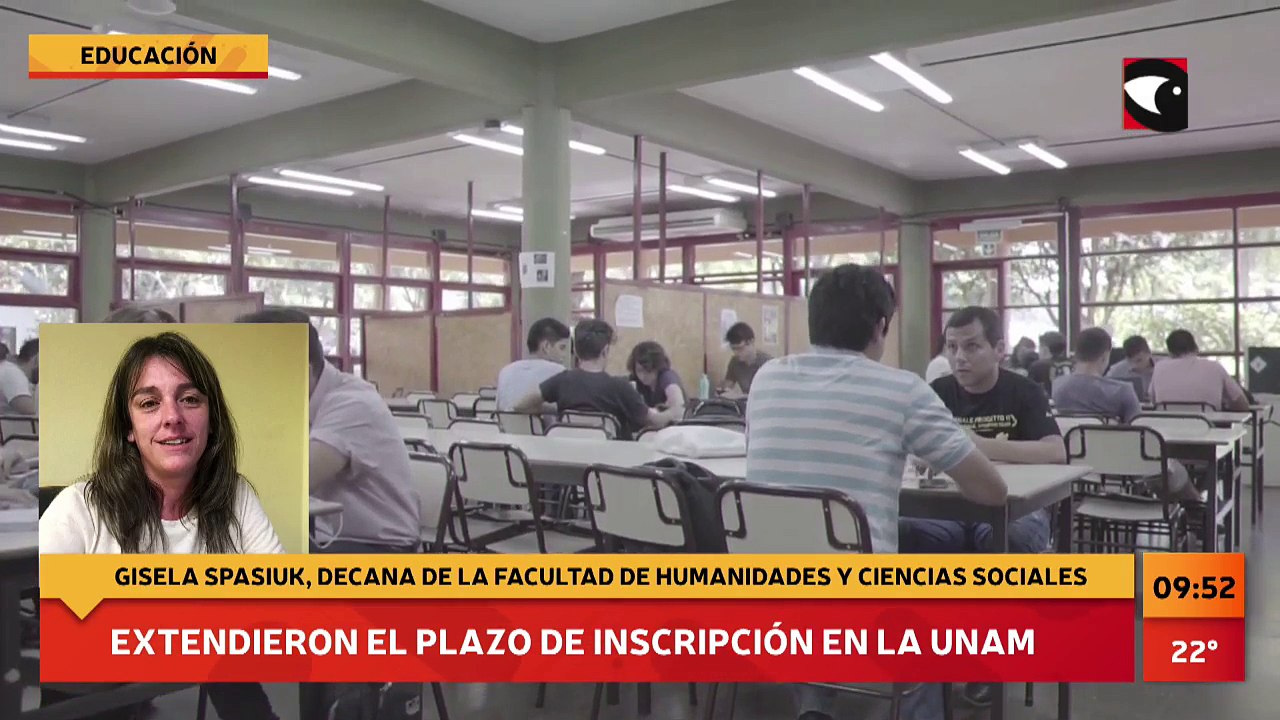 #Educación | Extendieron el plazo de inscripción en la Universidad Nacional de Misiones. Entrevista a Gisela Spasiuk, decana de la Facultad de Humanidades y Ciencias Sociales de la UNaM.