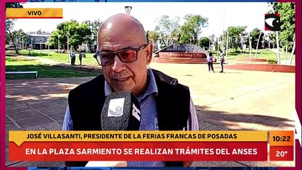 Download Video: Realizan trámites de ANSES en la Plaza Sarmiento de Posadas