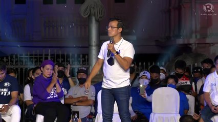 Isko Moreno holds campaign rally in Cavite